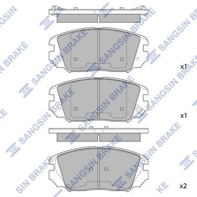 ÖN FREN BALATA HYUNDAI SONATA 2.0L CRDİ 98-04 2.0L VVTİ GLS 05-> / SANTAFE 2.0L D4EA CRDİ 04-> / TUCSON 2.0L D4EA CRDİ 04-10 / KIA SOUL 1.6L CVVT 09-> / SPORTAGE 2.0L CRDİ 04->