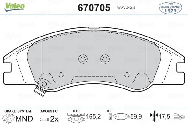 ÖN FREN BALATA KIA CERATO 2.0L D4EA dizel 04-06 / 1.6L G4EE benzinli 05->