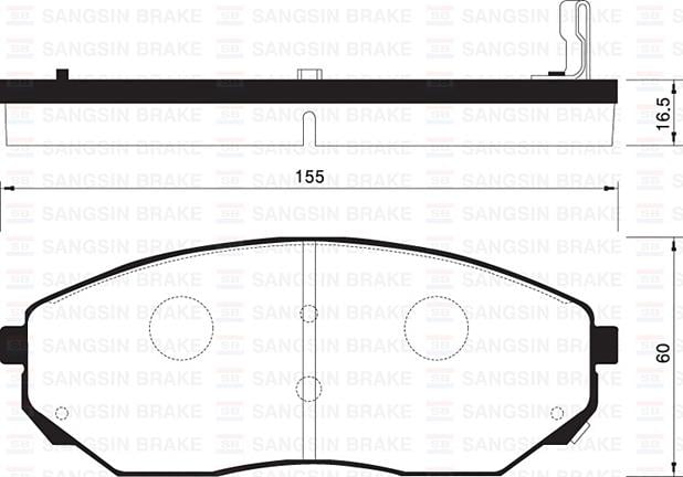 ÖN FREN BALATA KIA SORENTO 2.5L D4CB CRDi 02->