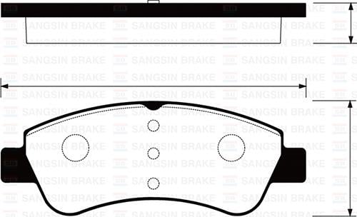 ÖN FREN BALATA OPEL CORSA F 19-> / CROSSLAND 17-> / CITROEN C2 03-> / C3 09-> / AIRCROSS 17-> / C4 04-> / C-ELYSEE 12-> / XSARA 96->