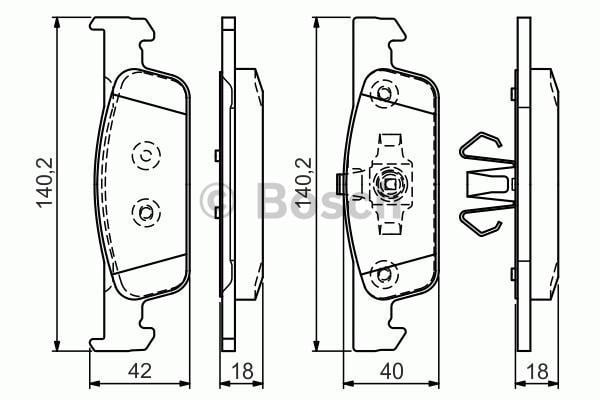 ÖN FREN BALATA RENAULT CLIO IV 12> DACIA LOGAN II 12> SANDERO II 12>