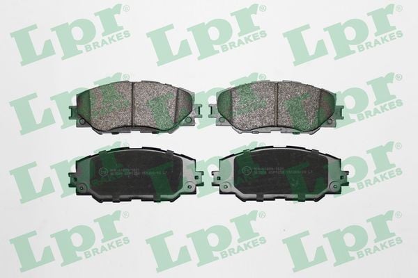 ÖN FREN BALATA TOYOTA AURIS. COROLLA 1.6L 1ZR-FE ZRE151 07-11 / 1.33L 1NR-FE NRE150 6 vites 10-12