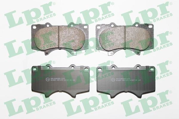 ÖN FREN BALATA TOYOTA HILUX 3.0L 1KD-FTV KUN26 4x4 09-11 / LAND CRUISER PRADO 4.0L 1GR-FE GRJ150 09- > 3.0L 1KD-FTV KDJ120 D-4D 03-09 / MITSUBISHI PAJERO 3.2L 4M41 V98W 07->