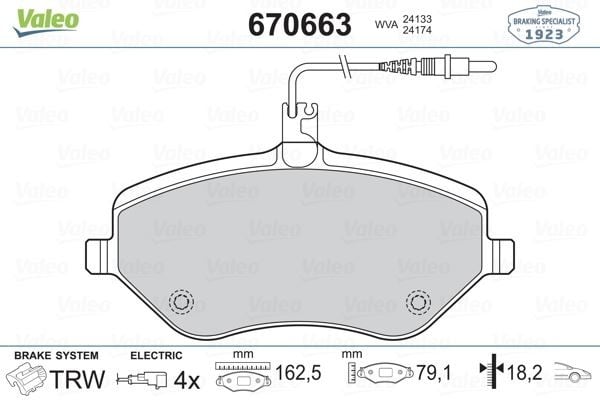ÖN FREN BALATASI 407 2.0HDİ 2.2 2.2HDİ 04 > C5 08 > C6 2.2HDI 173FAP/2.7HDI 3.0 V6 09/05 >