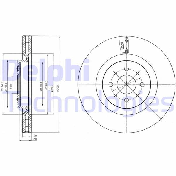 ON FREN DISKI ALFA ROMEO MITO 08 > 1.3 MTJ 1.4 TB 1.6 JTD