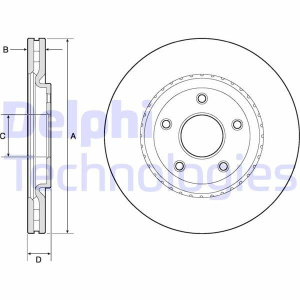 ON FREN DİSKİ FIAT FREEMONT 11>15 CHRYSLER GRAND VOYAGER 07>