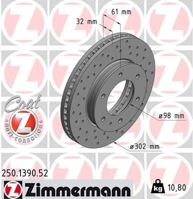 ON FREN DISKI FORD RANGER TKE 2.2-3.2 11> MAZDA BT 50 2.2TDCI 12>