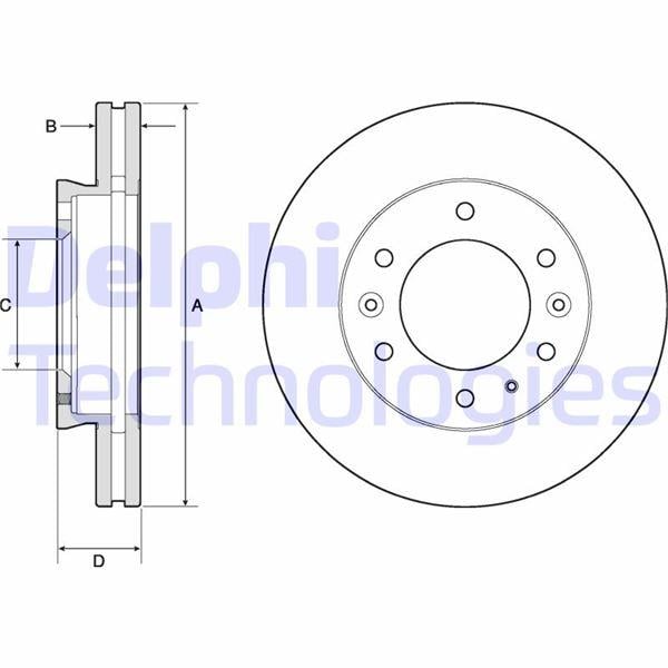 ON FREN DISKI FORD RANGER TKE 2.2-3.2 11> MAZDA BT 50 2.2TDCI 12>