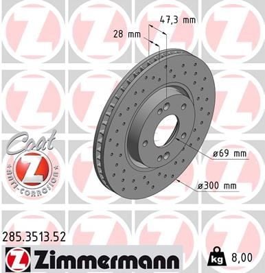 ÖN FREN DİSKİ HAVA KANALLI - DELİKLİ HYUNDAI İ30 1.4L 1.6L CRDi DİZEL 16 jant için 12-> / KIA CE ED 1.6L GDI 16 jant için 12-> 300 çap x 5 bijon - Adet disk fiyatıdır