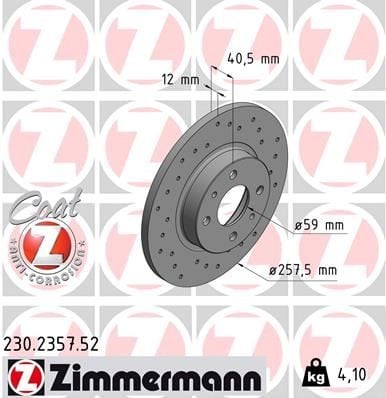 ON FREN DISKI TEMPRA-TIPO-MAREA-BRAVA-BRAVO 96> ALFA ROMEO 145-146 LANCIA DELTA-YPSILON 257x12x4DL