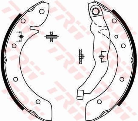 PABUÇLU BALATA KİTİ ARKA AKS RENAULT LAGUNA I GRANDTOUR K56 -MEGANE I BA0/1 -MEGANE I GRANDTOUR K A0/1 -MEGANE SC NİC JA0/1 -SC NIC I MPV JA0/1- FA0 -