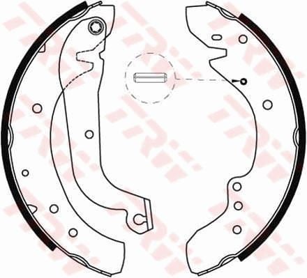 PABUÇLU BALATA KİTİ ARKA ALFA ROMEO-AR 6 BUS 280 -AR 6 VAN 280 CITROEN-C25 BUS 280 -290 -C25 P