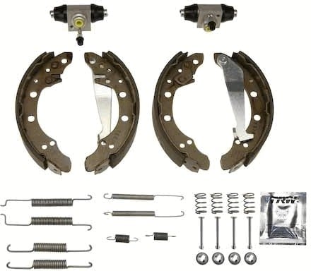 PABUÇLU BALATA SETİ ARKA AKS AUDI 100 C2 AVANT 435-436 -100 C2 SALOON 431-433-434 -80 B2 SALOON 8 11-813-814-819-853 -90 B2 813-814-853 -COUPE B2 81-855-856 VW GOLF II 19E-1G1 -JETTA II 19E-1G2