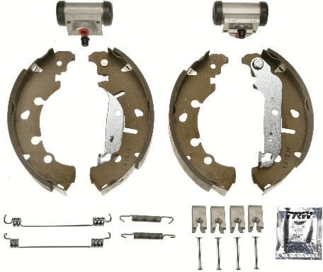 PABUÇLU BALATA SETİ ARKA AKS FORD FIESTA V JH- JD -FIESTA V VAN-FUSION JU -STREET KA RL2 -
