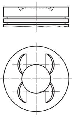 PISTON 89.90MM STD W210 S210 C280 E280T 2.8İ 96-03 M112.920/921