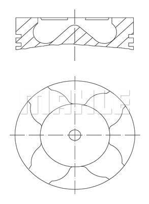 PİSTON COMPLETE 79.9 MM ALFA
