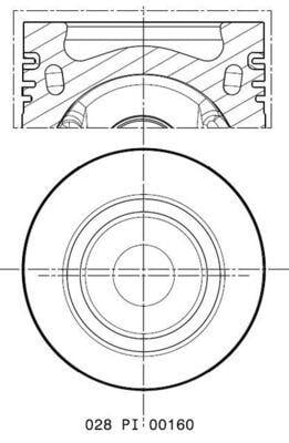 PİSTON COMPLETE 81 MM VW
