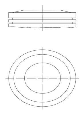 PİSTON COMPLETE 81.01 MM AUDI