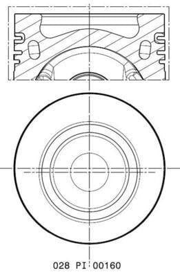 PİSTON COMPLETE 81.5 MM VW