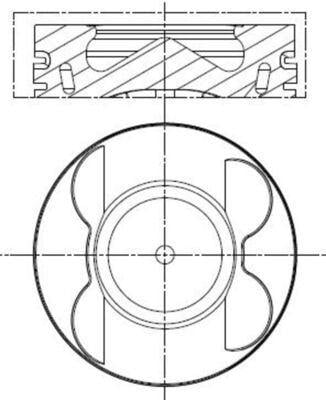 PİSTON COMPLETE 83 MM MB