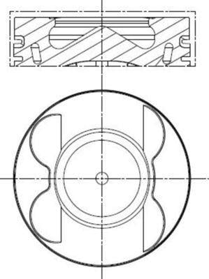 PİSTON COMPLETE 83 MM MB
