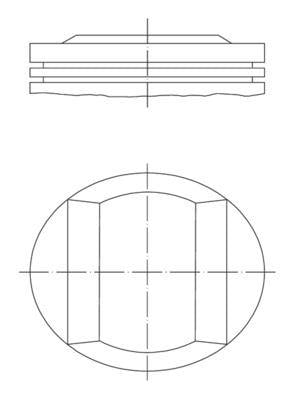 PİSTON COMPLETE 84 MM BMW