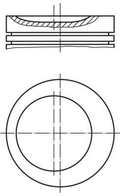 PİSTON COMPLETE 84.25 MM BMW