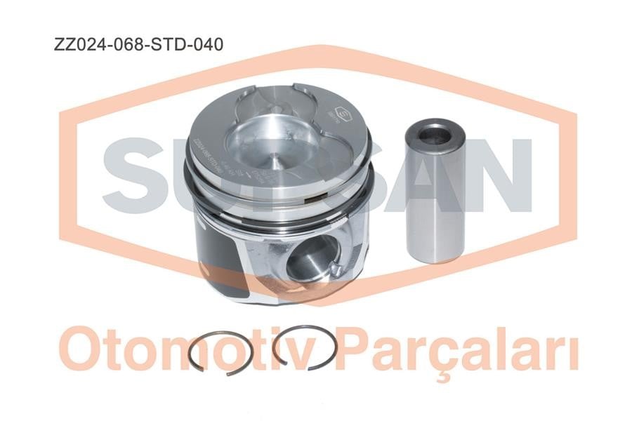 PİSTON FORD FİESTA / FUSİON 1.4 TDCI DURATORQ 8V ENG. DV4 68BG 2002 >
