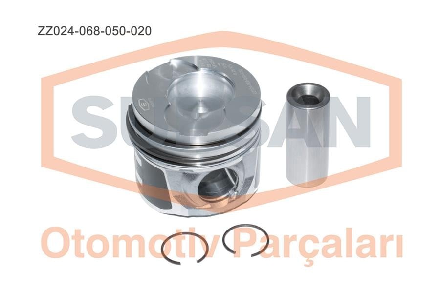 PİSTON FORD FİESTA / FUSİON 1.4 TDCI DURATORQ 8V ENG. DV4 68BG 2002 >