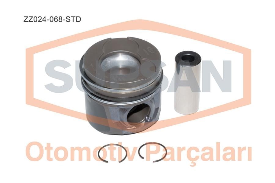 PİSTON FORD FİESTA / FUSİON 1.4 TDCI DURATORQ 8V ENG. DV4 68BG 2002 >