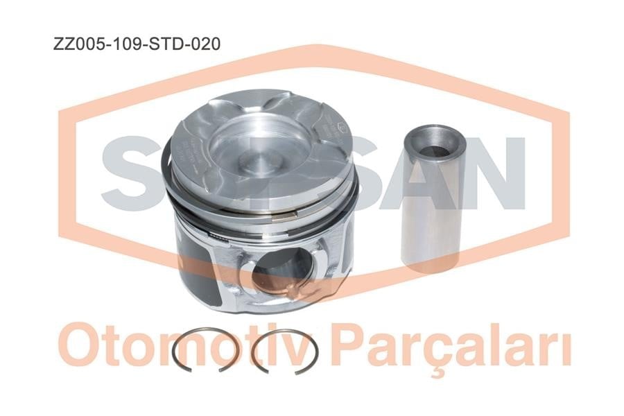 PİSTON FORD FOCUS 1.6 TDCI DURATORQ 16V ENG. DV6 109BG 2003 - ..