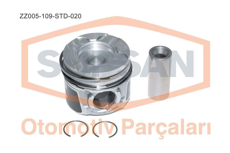 PİSTON FORD FOCUS 1.6 TDCI DURATORQ 16V ENG. DV6 109BG 2003 - ..