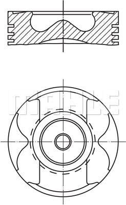 PISTON SEGMAN 0.25 83.25mm MERCEDES OM651 W176 W246 W204 C218 X204 W212 W447 W639 B906 B907 B910