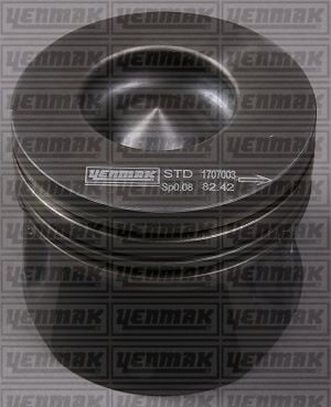 PİSTON SEGMAN CONNECT 1.8 TDCI 90PS 02> STD ÇAP: 82.50MM