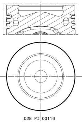PİSTON SEGMAN CRAFTER-AMAROK-PASSAT 81mm CKUB-CKTB-CFFA-CFFB-CFGB-CFGC-CNFA-CNFB STD
