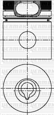 PISTON SEGMAN Q100.0MM STD -EICHER-EDK 1/EDK 2/EDK3/EDK4/EDK6