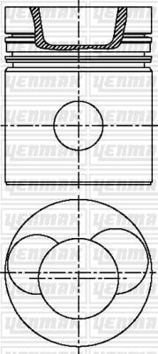 PISTON SEGMAN Q100.0MM STD -EICHER-EDL 3-5-EDL 4-2-EDL 6-5 /EDL 6-6