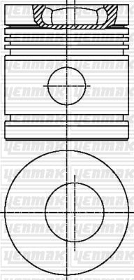 PISTON SEGMAN Q101.65MM STD -LISTER-HA/HB