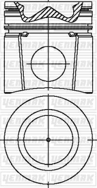 PISTON SEGMAN Q102.0MM STD -CUMMINS-ISB 3.9L EURO3-ISB 5.9L EURO3 COMMON RAİL