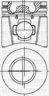 PISTON SEGMAN Q103.0MM STD -MWM-MOTOR 4.10T-MOTOR 6.10TCA