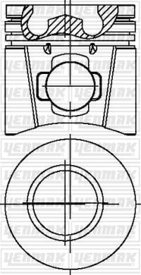PISTON SEGMAN Q103.0MM STD -MWM-MOTOR 4.10T-MOTOR 6.10TCA
