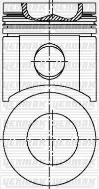 PISTON SEGMAN Q106.5MM STD -JOHN DEERE-3239 DLO 1