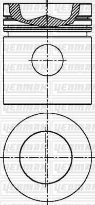 PISTON SEGMAN Q107.95MM STD -JOHN DEERE-JD 404