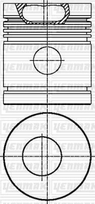PISTON SEGMAN Q108.0MM STD -LISTER-HRA-HRW