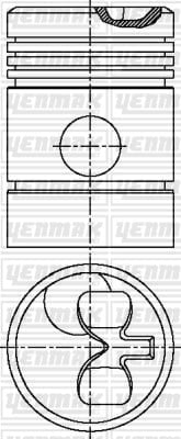 PISTON SEGMAN Q110.0MM STD -KHD-V MOTOR F 6 L 913