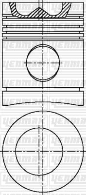 PISTON SEGMAN Q111.125MM STD -VOLVO-BM 470