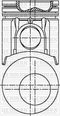 PISTON SEGMAN Q111.76MM STD -FORD-NO:11