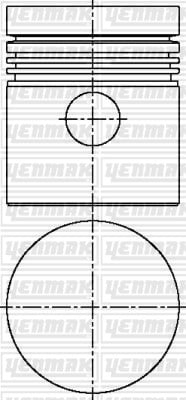 PISTON SEGMAN Q114.3MM STD -LISTER-8/1-16/2