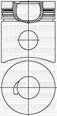 PISTON SEGMAN Q125.0MM STD -MAN-D 2538-2530-2540