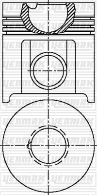 PISTON SEGMAN Q125.0MM STD -MAN-D 2538